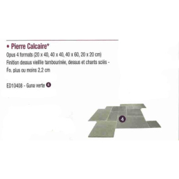 pierre-calcaire-opus-4-for-guna-vert-ep20mm-2mm-pier-mat|Dalles