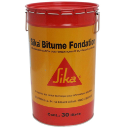 impermeabilisant-bitume-sika-bitume-fondation-30l-bid|Hydrofuge et imperméabilisant