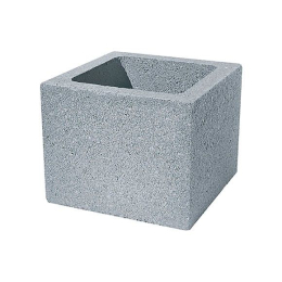 element-pilier-beton-gris-a-enduire-370x370x190mm-alkern|Piliers et dessus piliers