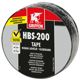 adhesif-universel-hbs-200-tape-7-5cmx5m-noir-6312056-griffon|Adhésifs