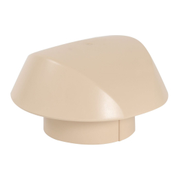 chapeau-ventilation-pvc-atemax-d100-a-moust-sable-vvm10s|Chapeaux de ventilation