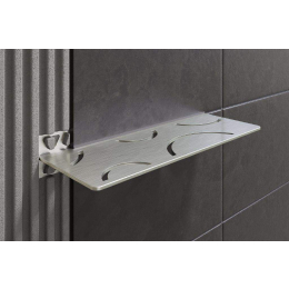 tablette-niche-curve-shelf-w-300x115-acier-inox-brosse|Accessoires salle de bain
