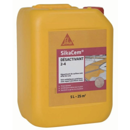 desactivant-beton-sikacem-desactivant-2-4-5l-bidon|Préparation des supports, traitement des bois
