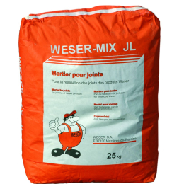 mortier-jointement-mix-jl-ton-pierre-25kg-sac-weser|Enduit parement, enduit de jointoiement, badigeon