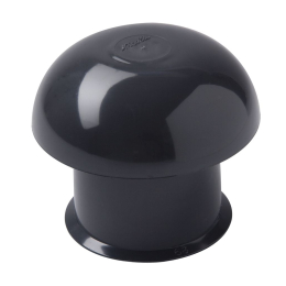 chapeau-ventilation-pvc-d63-sans-moustiquaire-ardoise-cc6|Chapeaux de ventilation
