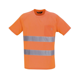 tee-shirt-haute-visibilite-orange-l-kapriol|Vêtements haute visibilité