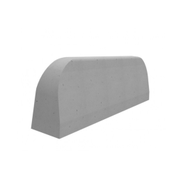 bordure-de-defense-beton-profil-t2-1ml-gris-lisse-prefac-oue|Bordures et murs de soutènement