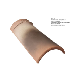 faitiere-aretier-conique-de-40-monier-ak135-rouge|Fixation et accessoires tuiles