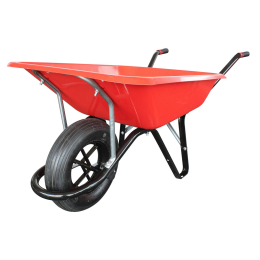 indi-brouette-pro-rouge-100l-roue-d400-gonflee|Brouettes