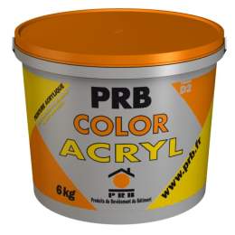 peinture-acrylique-color-acryl-6kg-seau-jaune-touraine-prb|Traitement façades, toitures, sols