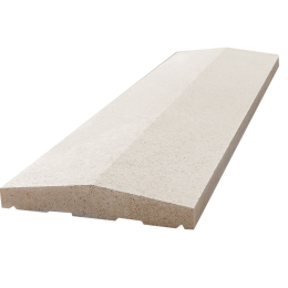 couvertine-beton-2-pentes-100x25cm-blanc-edycem|Murets et dessus de murets