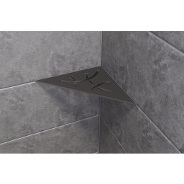 tablette-angle-curve-shelf-e-210x210-alu-struc-gris-anthr|Accessoires salle de bain