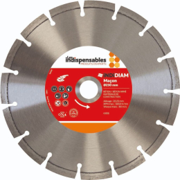 lot-de-2-disques-diamant-indidiam-pack-macon-d-230mm-les-indispensables|Consommables outillages portatifs