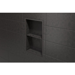 tablette-niche-floral-shelf-n-300x87-alu-struc-gris-anthr|Accessoires salle de bain