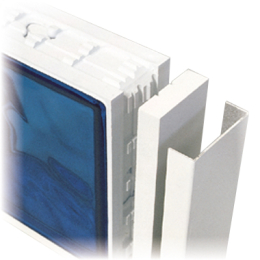 profile-de-finition-cubiver-alu-laque-blanc-72x20mm-3m|Panneaux et briques de verre