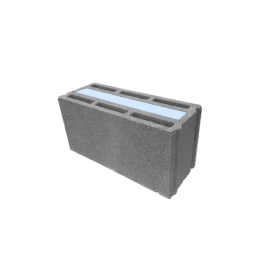 bloc-beton-isolant-confort-r1-20x25x50-b40-alkern|Blocs isolants