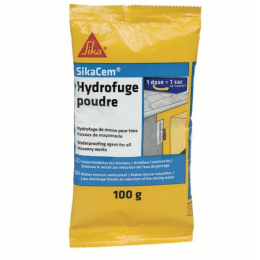 hydrofuge-masse-poudre-sikacem-hydrofuge-poudre-100g-dose|Hydrofuge et imperméabilisant