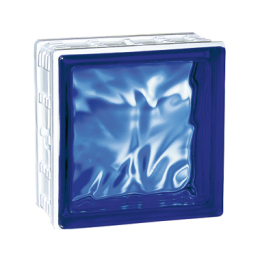 brique-de-verre-19x19x8-nuagee-198-cubiver-bleu-cobalt|Panneaux et briques de verre