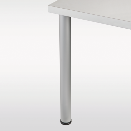 pied-table-regl-acier-chrome-d60-h710-pie615ch-4-carton-lmc|Meubles