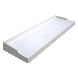 seuil-beton-lisse-35cm-120-130-daulouede-blanc|Seuils
