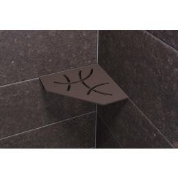tablette-angle-curve-shelf-e-195x195-alu-struc-bronze|Accessoires salle de bain
