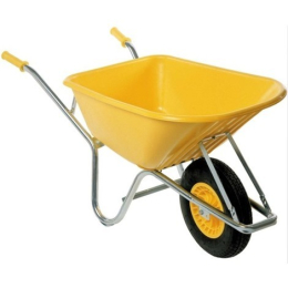 brouette-jaune-110l-1-roue-gonflable-200kg-ape100p|Brouettes