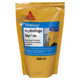 hydrofuge-masse-liquide-sikacem-hydrofuge-liquide-0-5l-dose|Hydrofuge et imperméabilisant