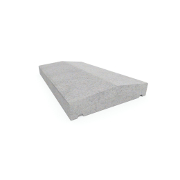 couvertine-beton-2-pentes-50x28x5cm-gris-edycem|Murets et dessus de murets
