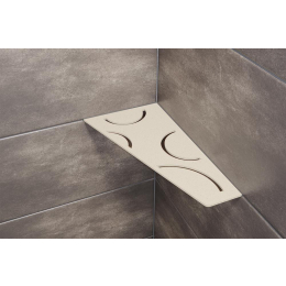 tablette-angle-curve-shelf-e-154x295-alu-struc-ivoire|Accessoires salle de bain