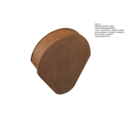 fronton-rive-rabat-faitiere-1-2-ronde-ar172-brun-masse|Fixation et accessoires tuiles