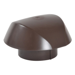 chapeau-ventilation-pvc-atemax-d100-a-moust-marron-vvm10m|Chapeaux de ventilation