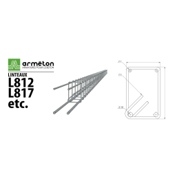 armature-linteau-8x12-6m-armeton|Chainages