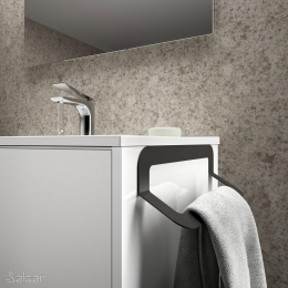 porte-serviette-minimal-360x119x99-noir-86182-salgar|Accessoires salle de bain