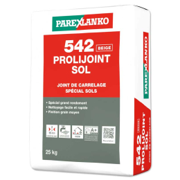 joint-carrelage-prolijoint-sol-542-25kg-sac-beige|Colles et joints