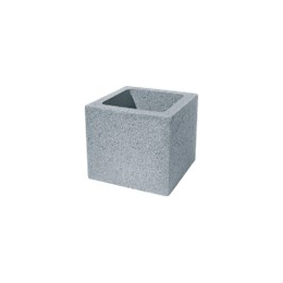 element-pilier-beton-30x30-h25cm-gris-a-enduire-alkern|Piliers et dessus piliers
