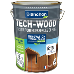 lasure-tech-wood-5l-brun-acajou-blanchon|Traitement des bois