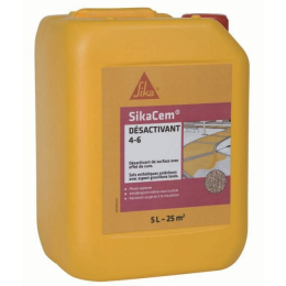 desactivant-beton-sikacem-desactivant-4-6-5l-bidon|Préparation des supports, traitement des bois