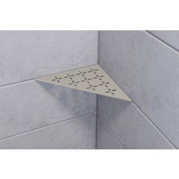 tablette-angle-floral-shelf-e-210x210-alu-struc-gris-pierre|Accessoires salle de bain