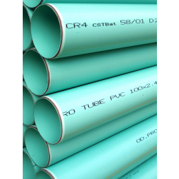 tube-pvc-assainissement-cr4-d100-4ml-odpro-vert|Tubes et raccords PVC