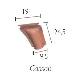 tuile-casson-galleane-12-monier-ak206-cuivre|Tuiles en terre cuite