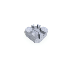 plot-beton-pour-terrasse-24x24x10-edycem|Accessoires lames de terrasse