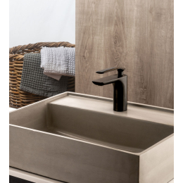 mitigeur-lavabo-addict-vid-clic-noir-mat-adpz211-paini|Robinets lavabos et vasques