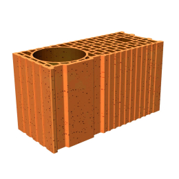 poteau-brique-porotherm-r20-45x20x24-9cm-wienerberger|Briques de construction