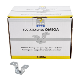 attache-omega-en-acier-galvanise-pour-plafond-100-bte|Accessoires et mis en œuvre plafonds