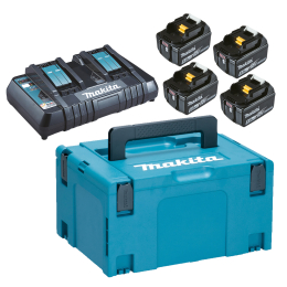 batterie-18v-5a-chargeur-dble-bte-4-pack-197626-8-makita|Batteries, piles et chargeurs