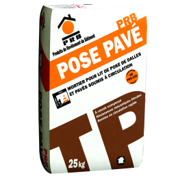 prb-pose-pave-25-kg|Mortier de scellement et calage