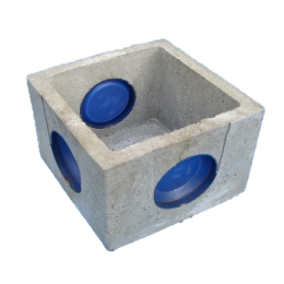boite-pluviale-beton-25x25x25-3-opercules-02501402-tartarin|Regards d'eaux pluviales