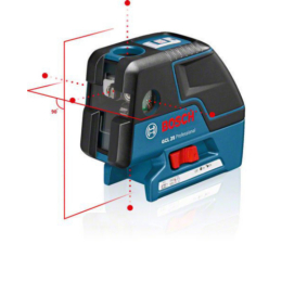 laser-point-ligne-rouge-gcl-25-4-piles-lr6-0601066b00-bos|Mesure et traçage