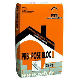prb-pose-bloc-r-25-kg|Mortiers et liants