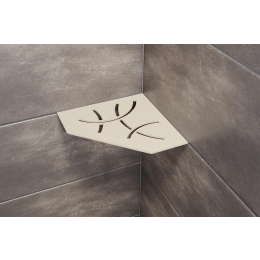 tablette-angle-curve-shelf-e-195x195-alu-struc-ivoire|Accessoires salle de bain